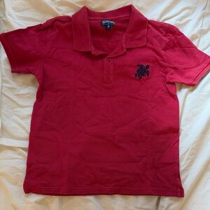 Vilebrequin Kids Polo in Vibrant Red